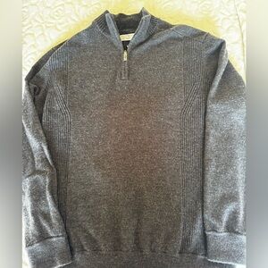 Callaway Merino Wool Quarter Zip ⛳️ Men’s XL Gray Golf Sweater